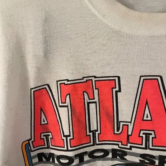 Vintage Atlanta Motor Speedway Racing Tee Shirt Size XXL - Picture 6 of 6